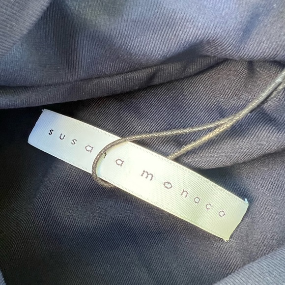 NWT Susana Monaco Mock Neck Dress Size Medium - Picture 13 of 13